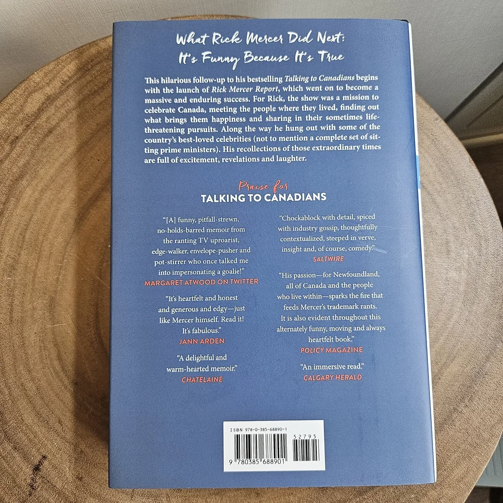 💜 Signed NEW Rick Mercer The Road Years Book - Picture 2 of 8